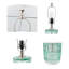 Textured Glass and Acrylic Base Table Lamp See below-524962288