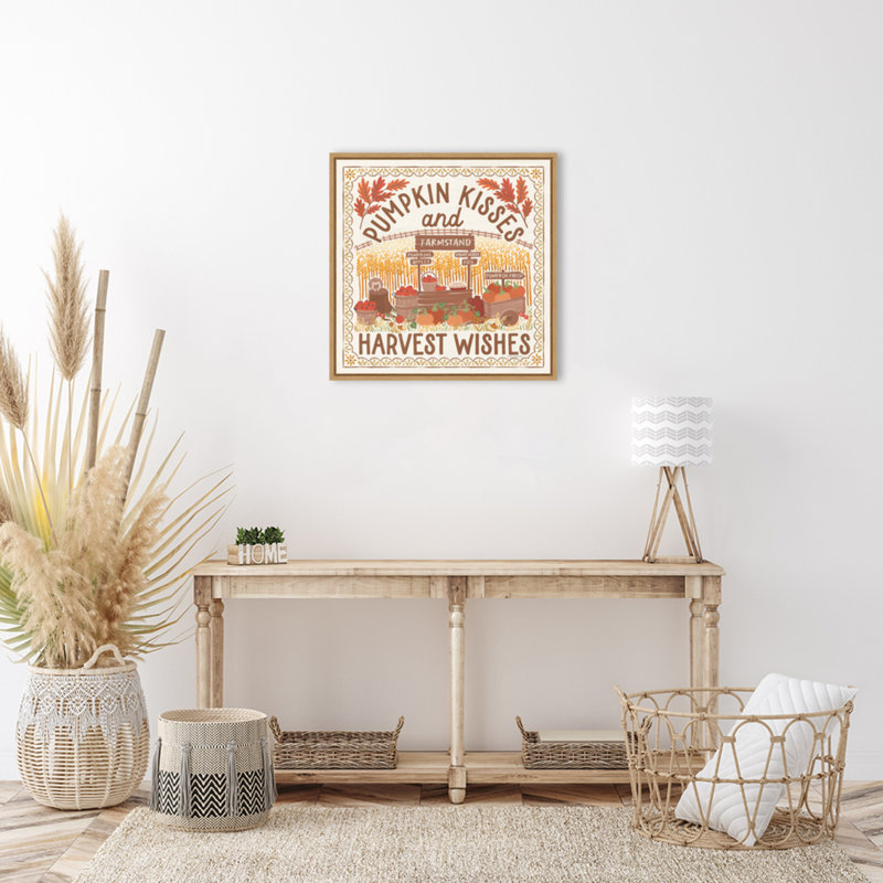 «Autumn Days V» par Laura Marshall, reproduction d'art sur toile encadrée, H 22 po x l 22 po