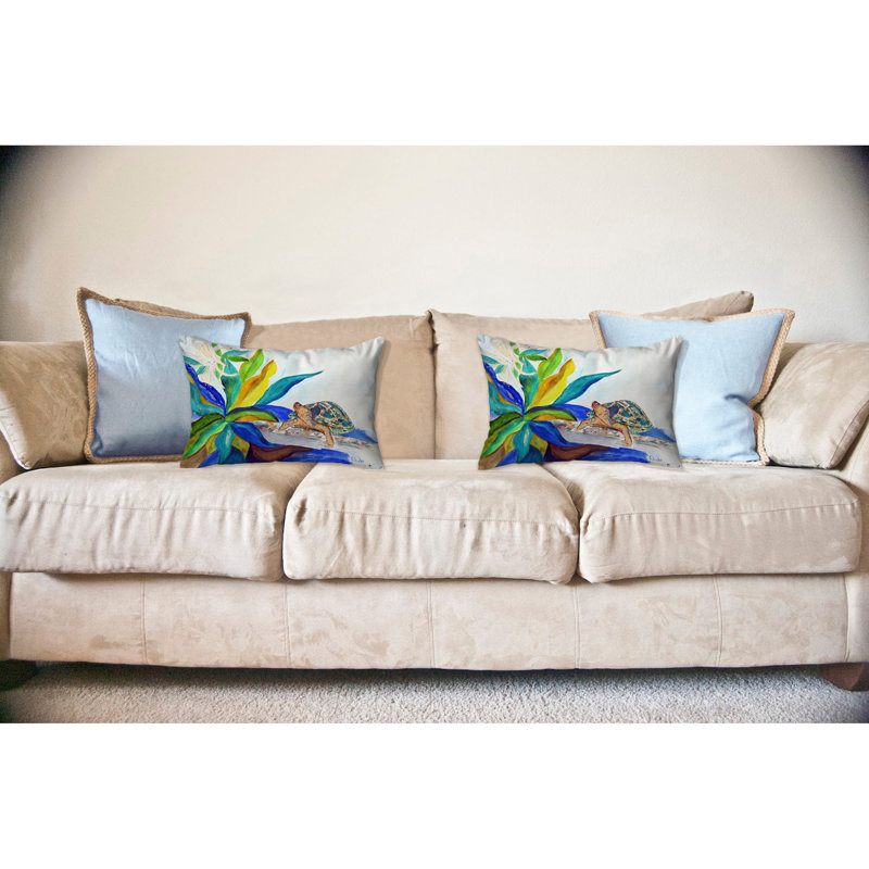  Housse de coussin et insert Turtle and Lily, 16 po x 20 po