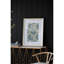 Décoration murale florale 24 po x 32 po - Cadre doré de luxe, impressions florales multicolores pour le bureau