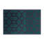 Tapis bleu intérieur et extérieur Trellis-853037202