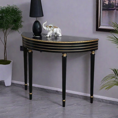 Console simple semi-circulaire