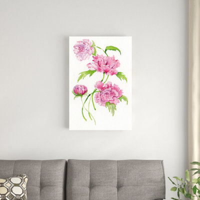 "Floral Delight III" par Kathleen Parr McKenna, reproduction d'art sur toile tendue