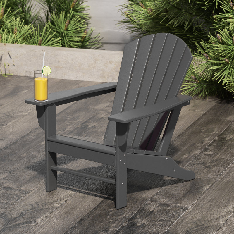  Chaise Adirondack en plastique Altura, Gris