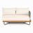 Outdoor Rope Woven Sofa Sectional Set,Beige