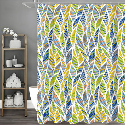 Shower Curtains with Hooks Included