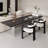 Black Rectangular Solid Wood desks-107970693