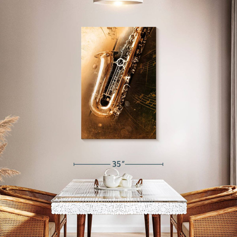 Abarca Saxophone Symphony, H 45 po x l 30 po