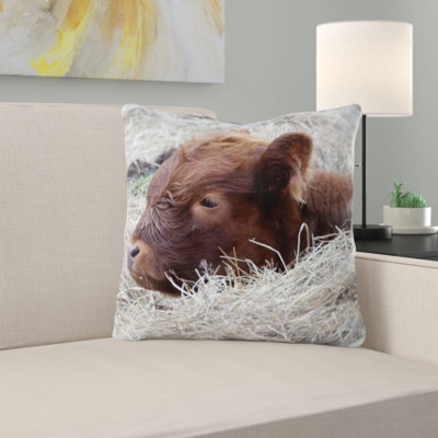 Cow Throw Pillow