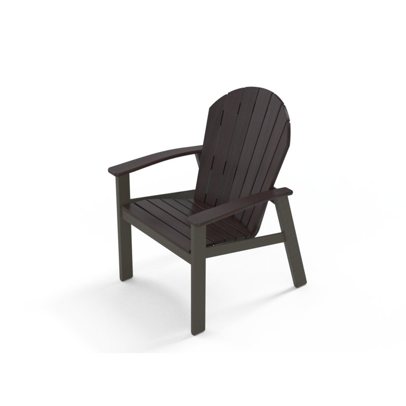 Augusto Outdoor Adirondack Chair, Chestnut, Beachwood