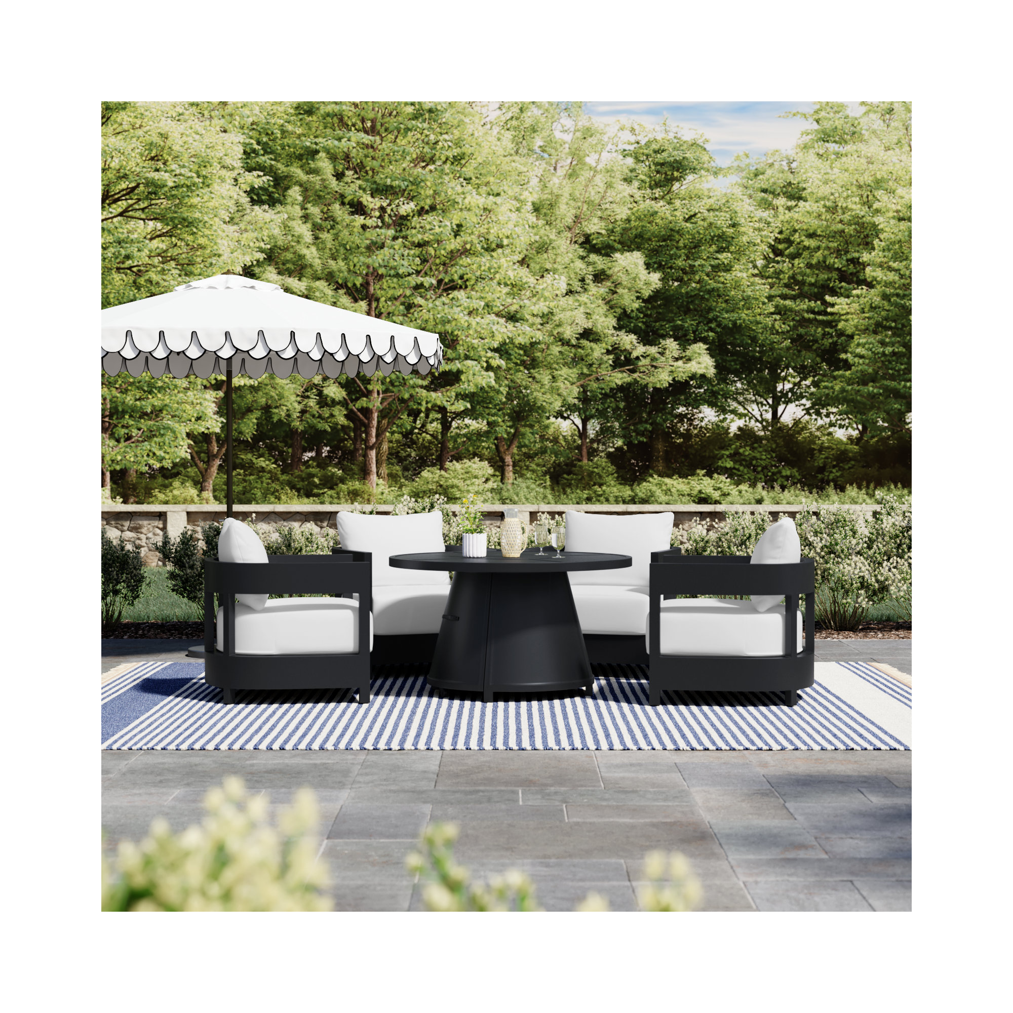Everlee 5-Pc Fire Chat Set