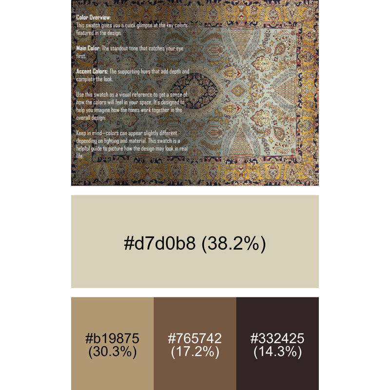 Oriental Indoor Rug, Rectangle 2' x 3'