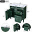 30'' Bathroom Vanity With Ceramic Sink, Modern Style, 3 Drawers, Adjustable Shelf, Cabinet Door Organizer, And Textured Handle For Organization 2 Regular Tip - Out Drawer, Smooth Metal Drawer Slides,