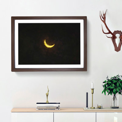 Solar Eclipse - Picture Frame Painting Print