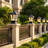 Solar Post Cap Lights With 4 Color Modes, Dimmable, Waterproof, 7.5"l × 7.5"d × 17.3"h