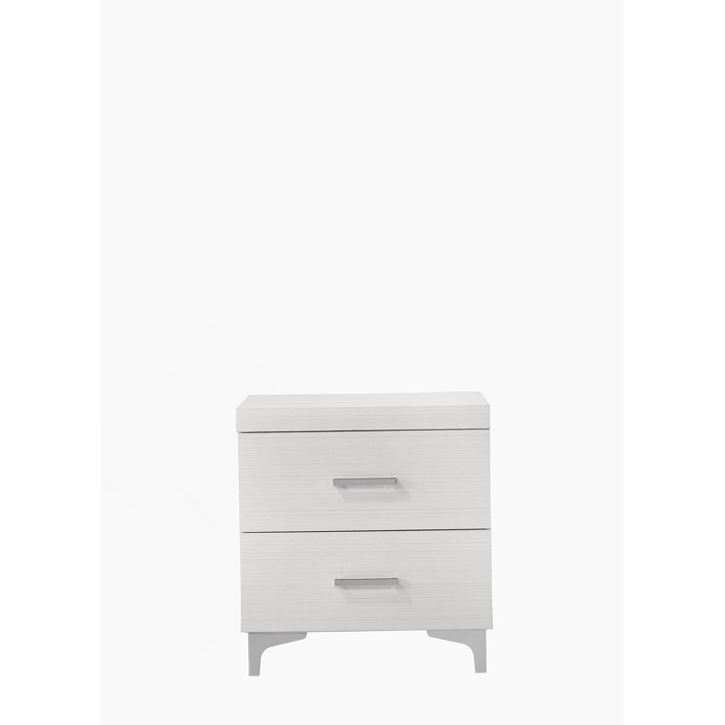 Table de chevet blanche