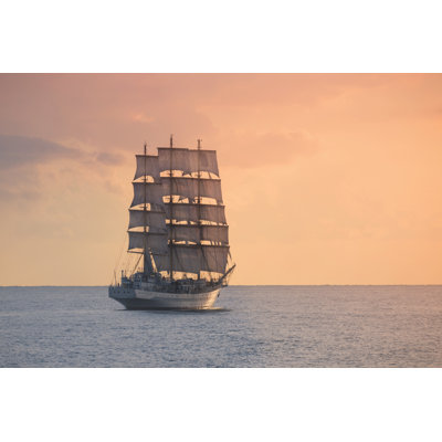 Ancient Sailing Ship - Wrapped Canvas Print