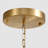 10-Light Dimmable Modern Drum Crystal Chandelier