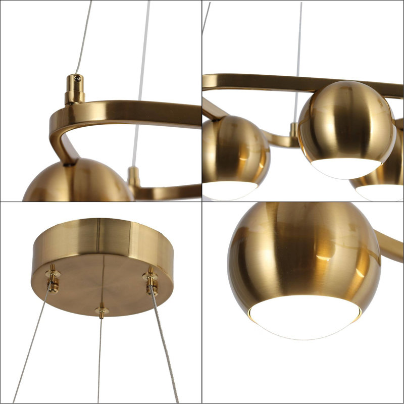 Bhagwan 3 - Light Shaded LED Chandelier