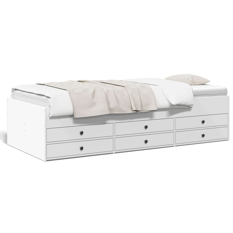 Pavilus Daybed, White, European Single (90 x 200cm)