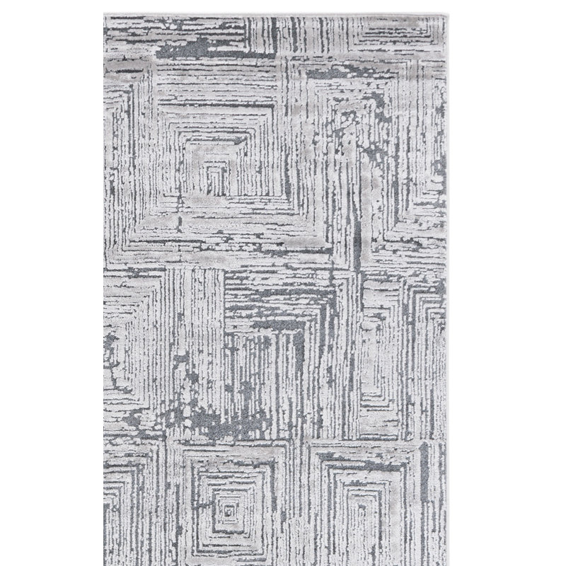 Whisper Performance Abstract Rug, Rectangle 5'3" x 7'6"