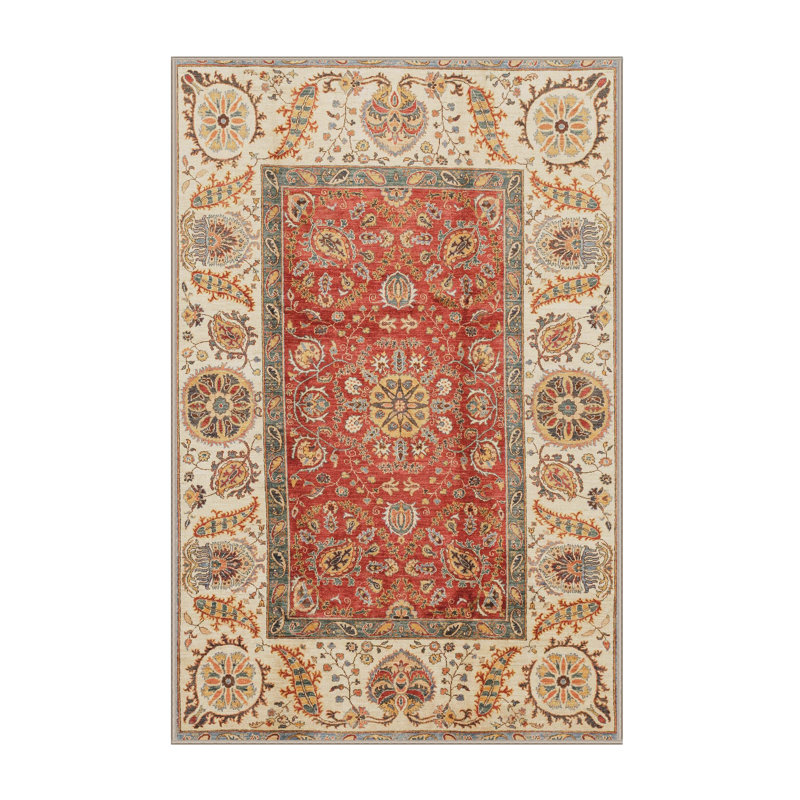 Abstract Indoor Rug, Rectangle 7' x 9'