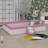 Upholstered Daybed Frame With Fence And Stairs-122526771-122526769