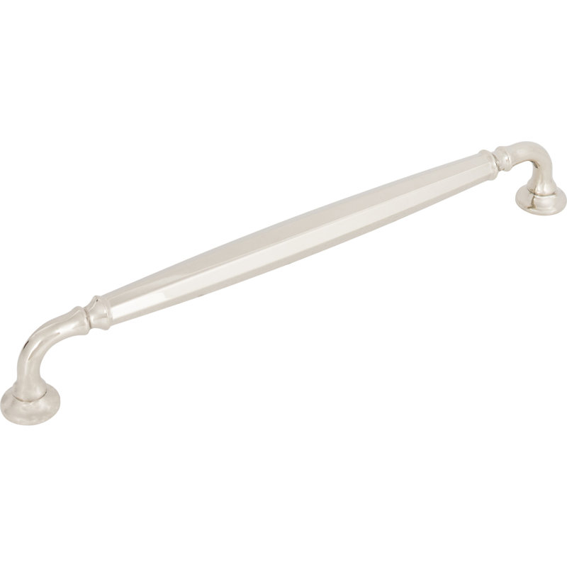 Barrow Bar pull, Polished Nickel, 8 13/16" Center to Center