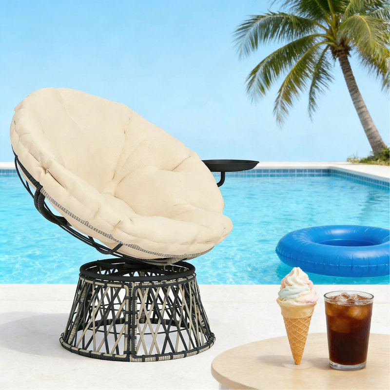 Fauteuil circulaire, fauteuil pivotant Papasan