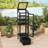 Mini Wood Greenhouse with Adjustable Shelves, Movable Storage Box and Openable Roof-114510574