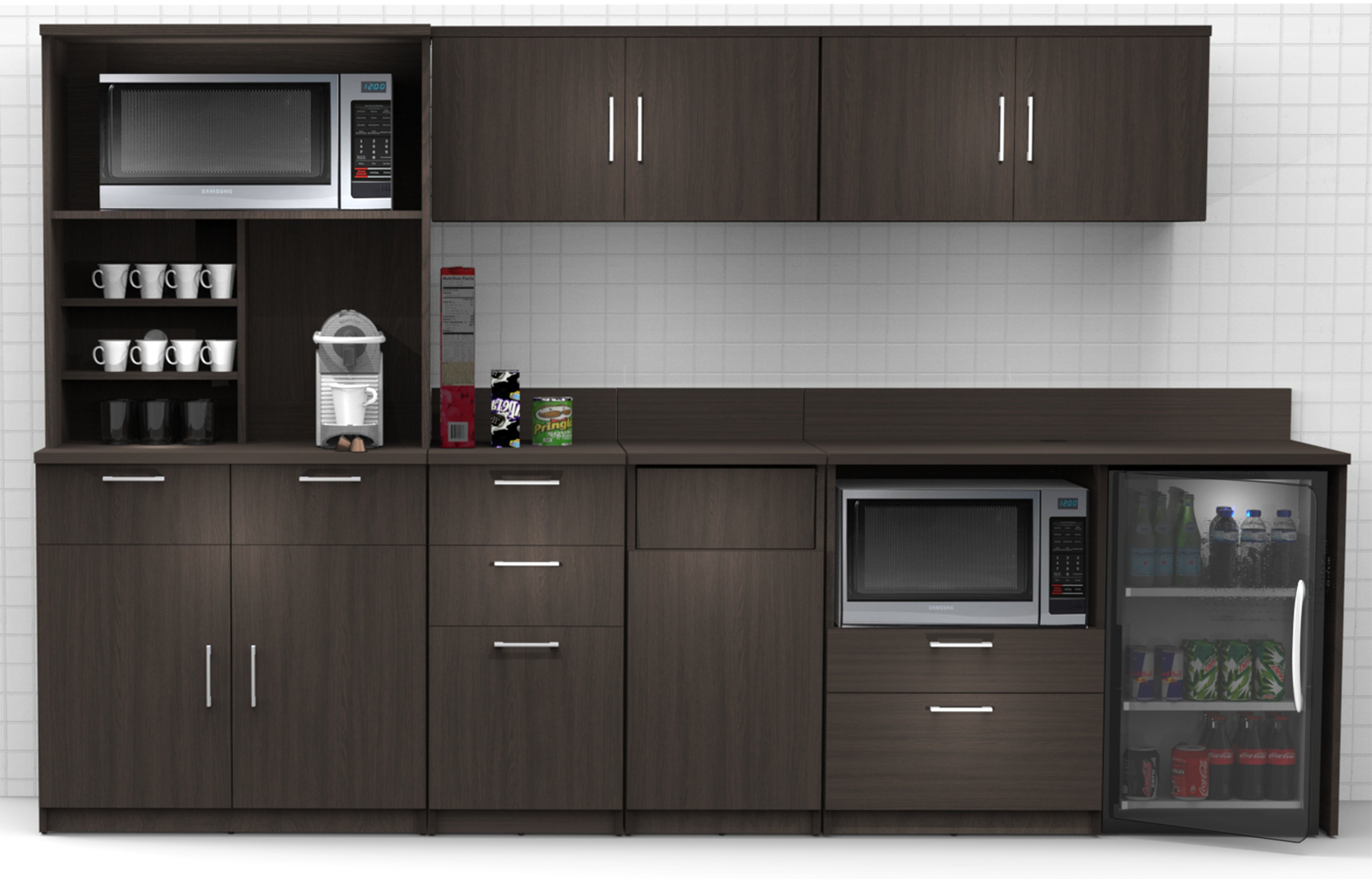 Breaktime Buffet Sideboard Kitchen Break Room Lunch Coffee Kitchenette ...