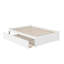 Lit plateforme en bois massif avec pied de lit et lit gigogne Concorde-460099017-460099020