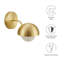 Applique murale en laiton Eclipse Globe-101991375