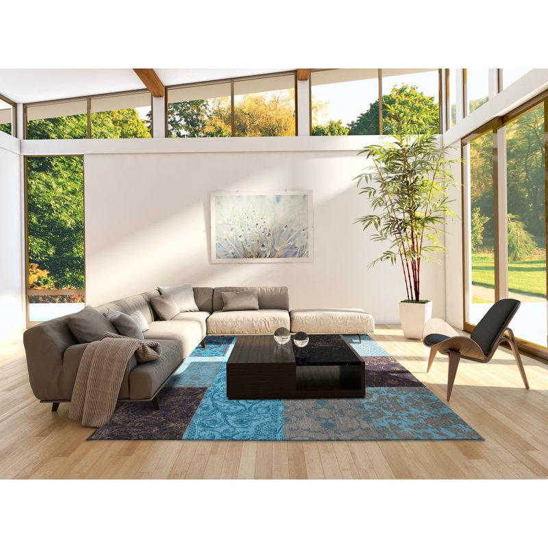 Vintage Geometric Area Rug, Rectangle 170 x 240cm