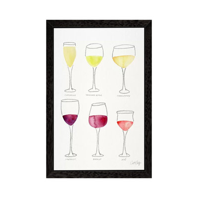 Wine Glasses by Cat Coquillette - Painting on Canvas