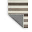 Machine Washable Horizontal Stripes White Area Rug-1274134009