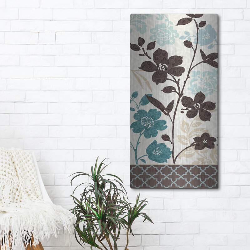 Luxe métal Art «Botanical Touch II» par Lisa Audit, «Botanical Touch II» par Lisa Audit