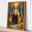 Bear Approaching Boho - Wrapped Canvas-760168856-760168928
