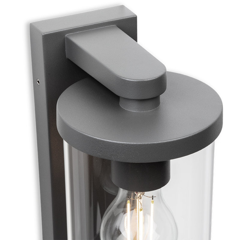 Graphite 29cm H Outdoor Sconce