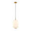 Eleta 1 Brushed Brass Pendant-1302085089