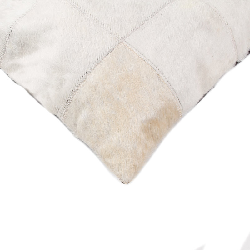 Housse et insert de coussin carré en cuir / suède Graham