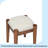 39" Retro Bohemian Style Wooden Makeup Vanity Set With Charging Plug&USB Port And Stool, Dressing Table With 3 Storage Drawers And 1 Rectangular Rattan Drawer-261184051
