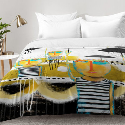 Robin Faye Gates Modern & Contemporary Polyester Abstract Comforter