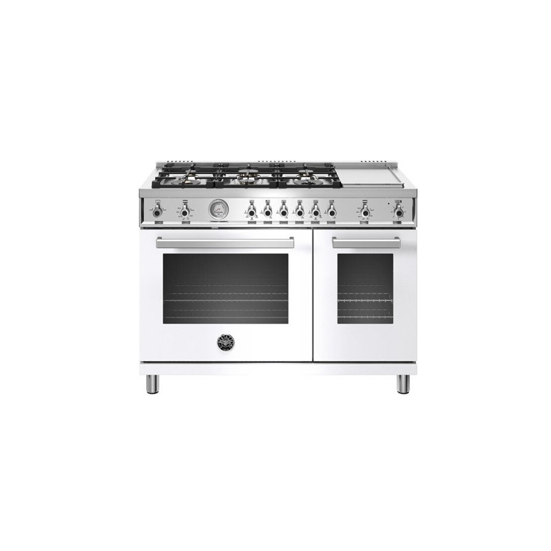 Bertazzoni 48'' W Free Standing Range, Bianco