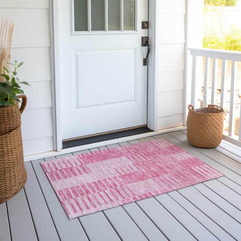 Tapis intérieur / extérieur Granier avec envers antidérapant, Rectangle 1 pi 8 po x 2 pi 6 po