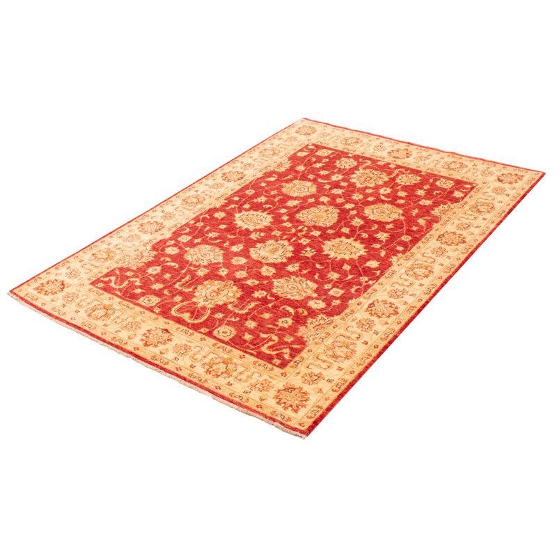 Tapis rouge foncé Chobi Finest 5 pi 6 po x 8 pi 2 po