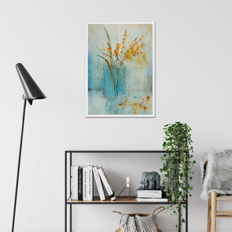 Blue Container II by Timothy O' Toole - Painting, 80cm H x 55cm W, White Framed Paper Print