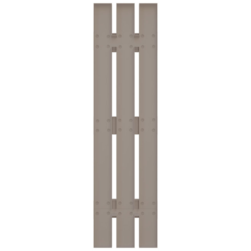Clay 12'' Vinyl Board & Batten Shutters, 39" Height