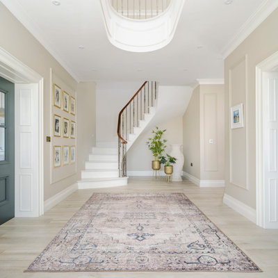 Kwok Oriental Cotton Flatweave Area Rug