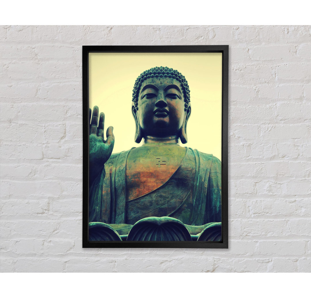 Buddha 32 - Einzelner Bilderrahmen Kunstdrucke auf Leinwand